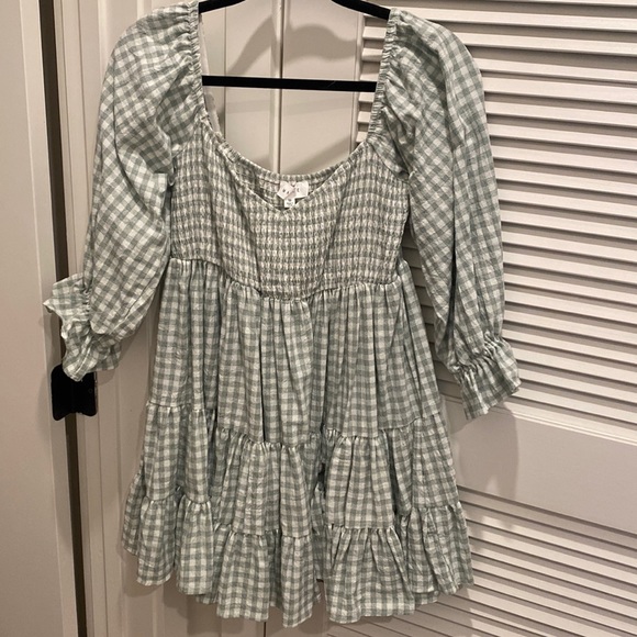 Mable | Dresses | Mable Babydoll Gingham Dress | Poshmark